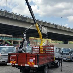 Isuzu NPR truck mounted crane  With Wooden Cargo 5000Kg-7500kg