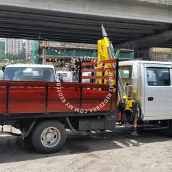 Isuzu NPR truck mounted crane  With Wooden Cargo 5000Kg-7500kg