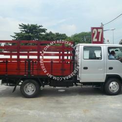 Isuzu NPR Double Cabin Wooden Cargo