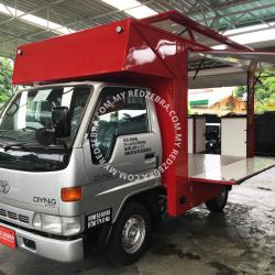 Toyota - Red food truck