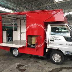 Toyota - Red food truck